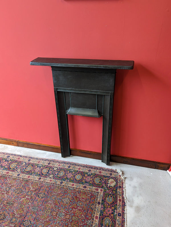 Antique Victorian Small Cast Iron Fireplace
