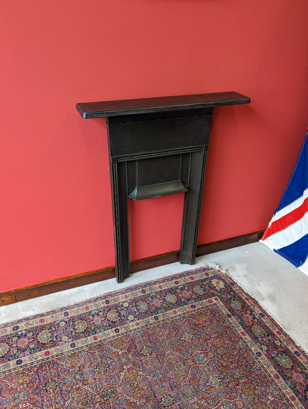 Antique Victorian Small Cast Iron Fireplace