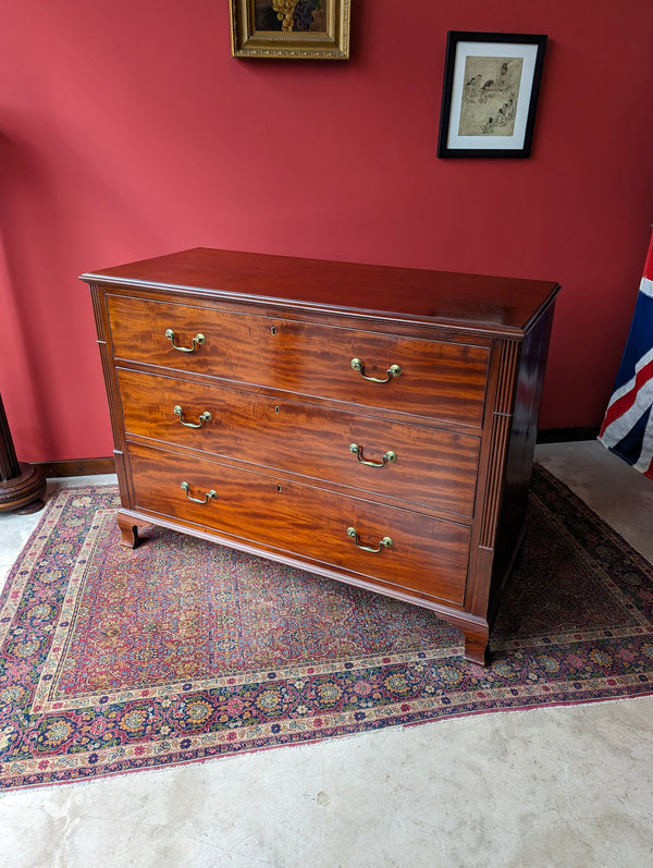 Large Antique 19th Century Mahogany Chest of Drawers