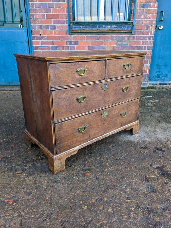 Antique Mid 19th Century Oak Chest of Drawers