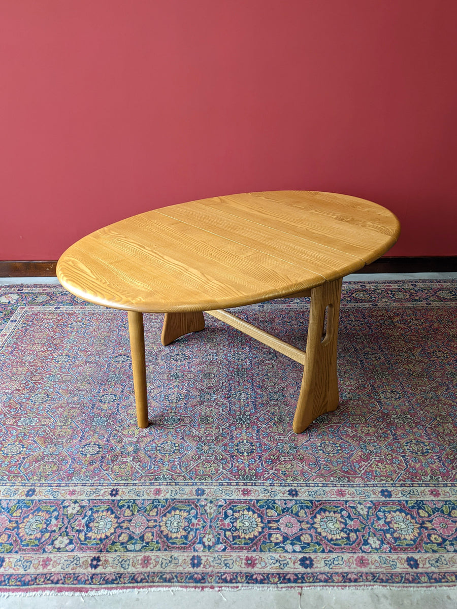 Mid Century Ercol Blonde Windsor Drop Leaf Gateleg Coffee Table ...