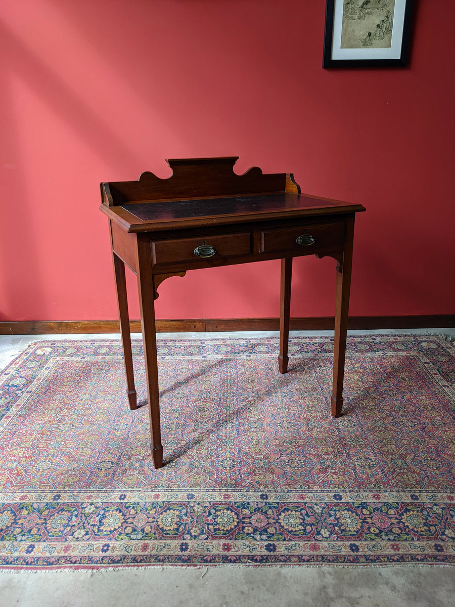 Antique Small Mahogany Writing Desk / Ladies Desk / Hall Table