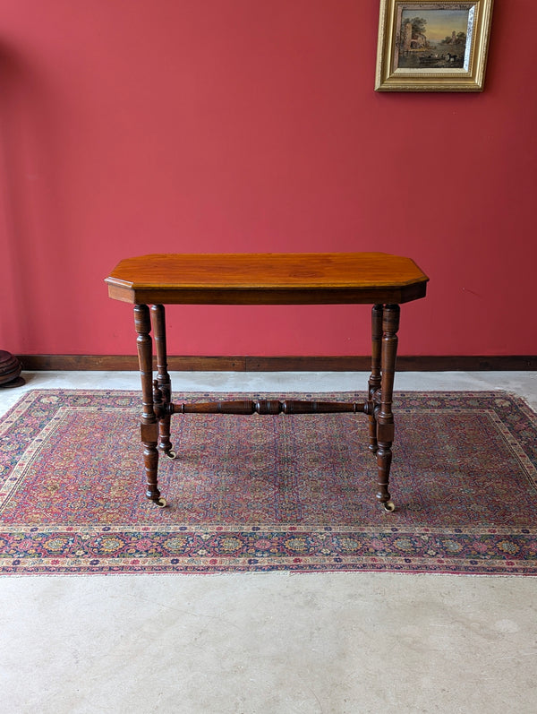 Antique Victorian Mahogany Aesthetic Movement Occasional Table