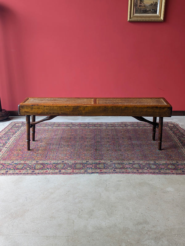 Antique 19th Century Folding Campaign Bench