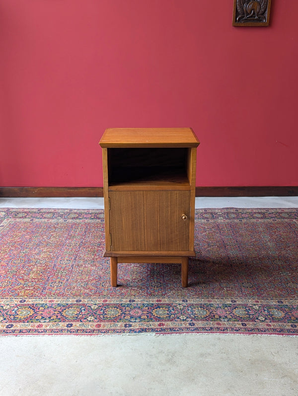 Mid Century Walnut Bedside Cabinet by Alfred Cox for Heals