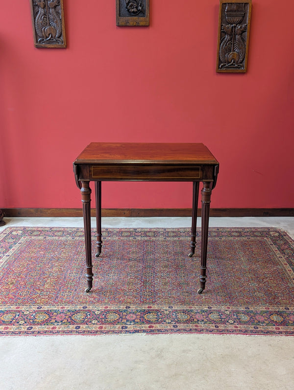 Antique Edwardian Mahogany Extending Occasional Table