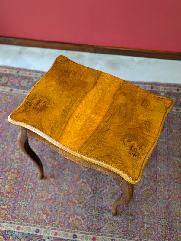 Antique 19th Century French Walnut Dressing Table / Vanity Table