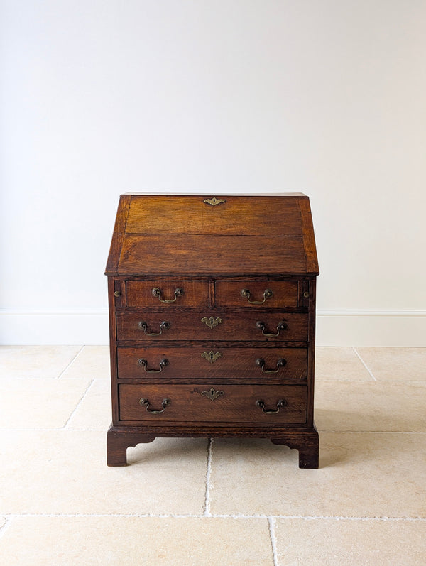 Antique George III Oak Bureau c.1780