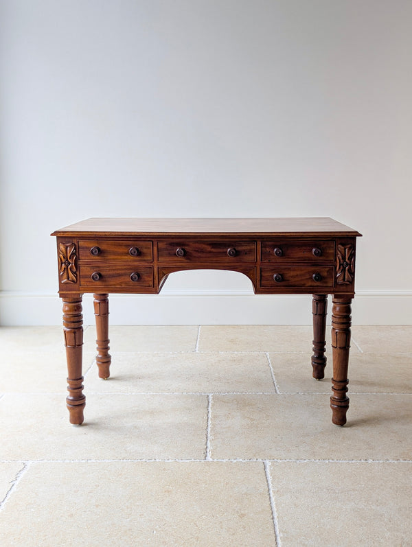 Antique William IV Mahogany Writing Table c.1835