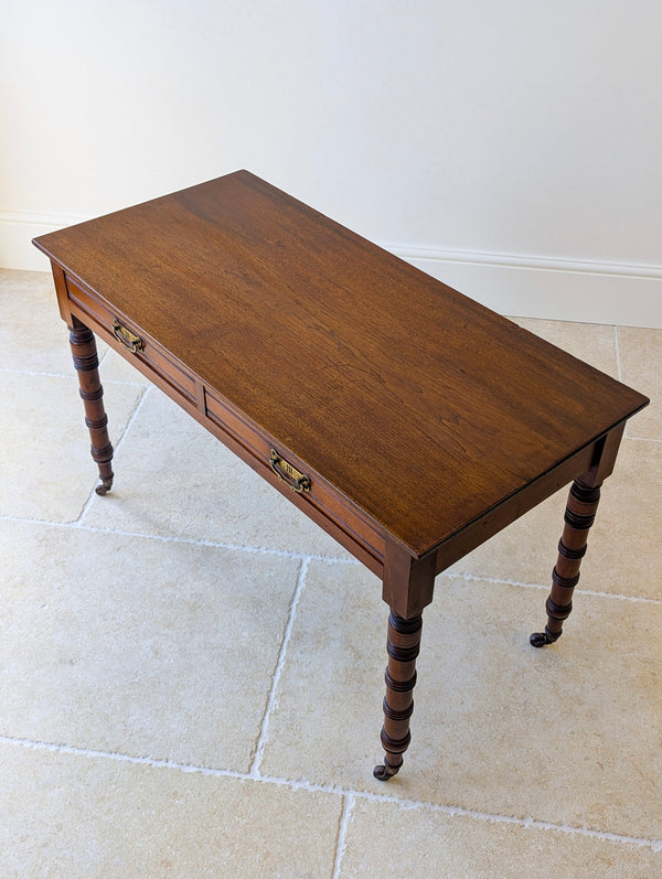 Antique Victorian Mahogany Writing Table c.1880