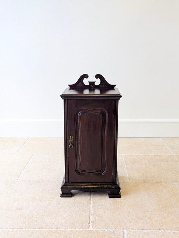 Antique Victorian Mahogany Bedside Cabinet c.1870
