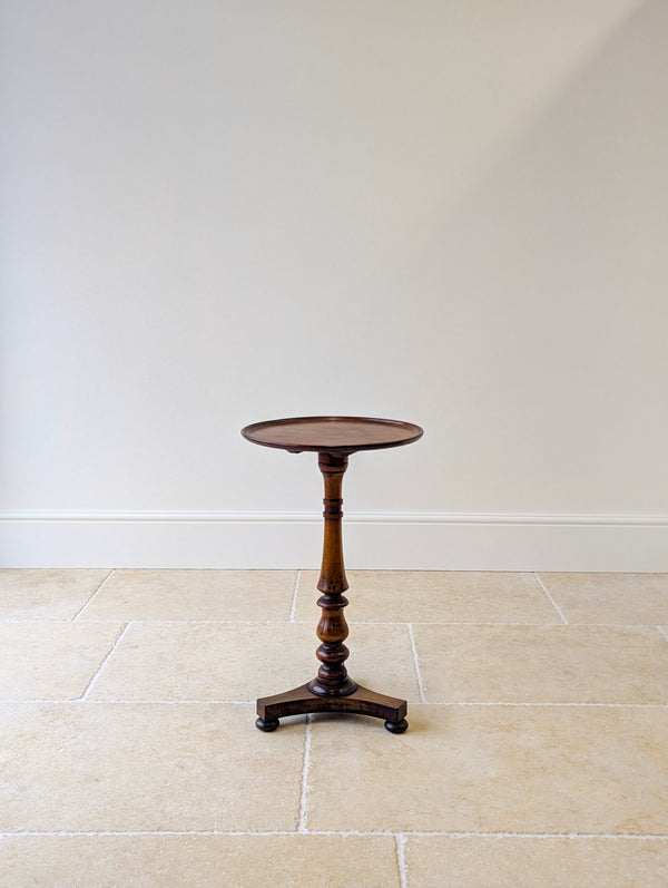Antique Regency Mahogany and Beech Tilt-Top Wine Table c.1830