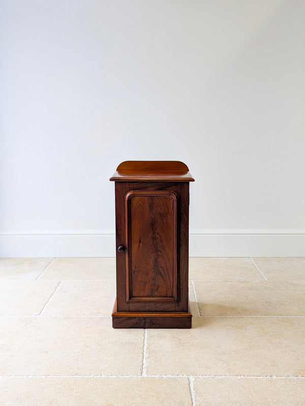 Antique Victorian Mahogany Bedside Cabinet c.1880