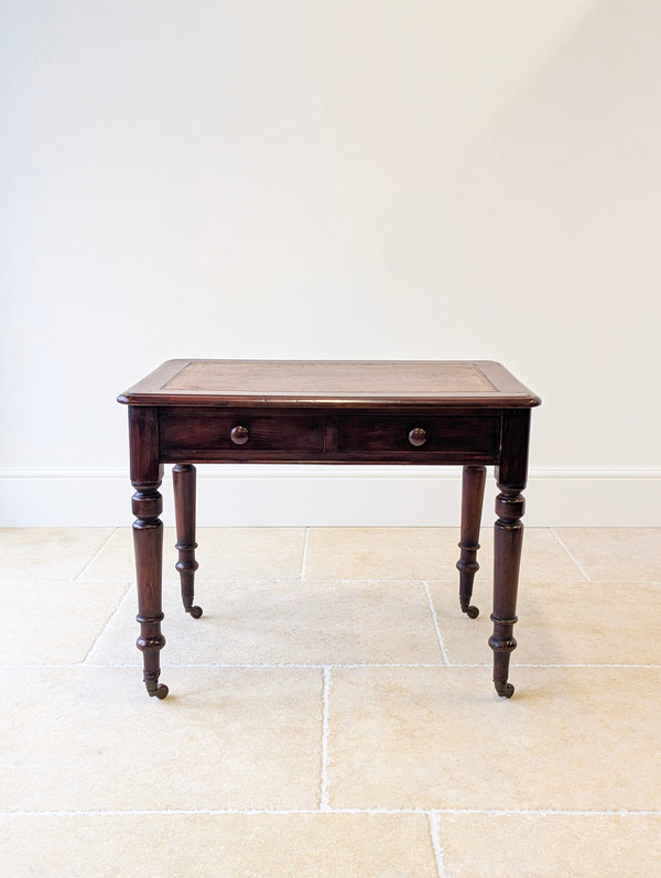 Antique Victorian Mahogany Writing Table c.1870