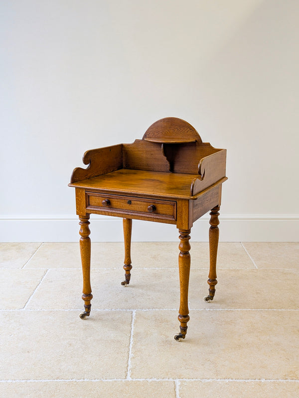 Antique Victorian Oak Dressing / Grooming Stand c.1880