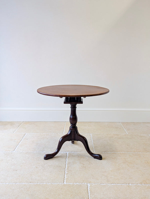 Antique Georgian Mahogany Birdcage Tripod Table c.1790