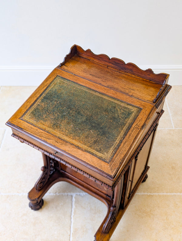 Antique William IV Rosewood Davenport Desk by W&C Wilkinson c.1835