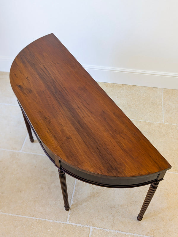 Antique Edwardian Mahogany Regency Style Console Table c.1905