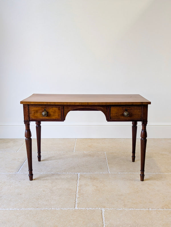 Antique Regency Mahogany Kneehole Writing Table c.1820