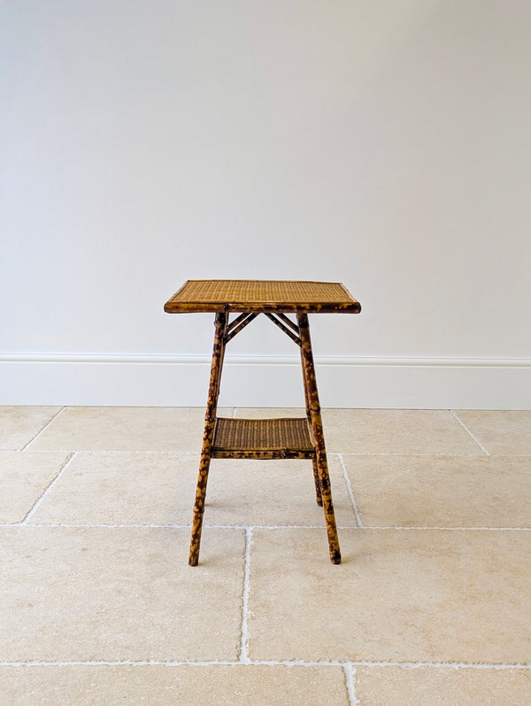 Antique Victorian Bamboo Occasional Table c.1890