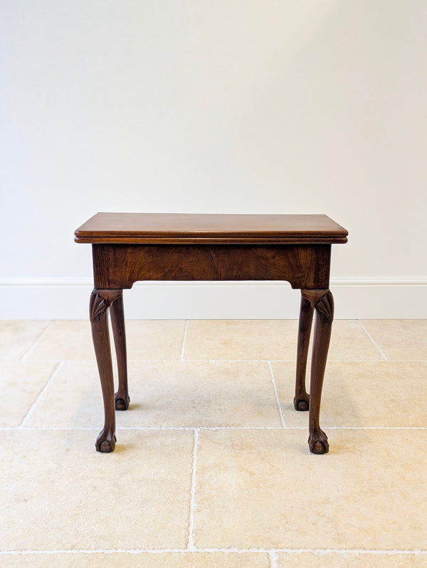 Antique Regency Mahogany Fold-Over Tea Table c.1810