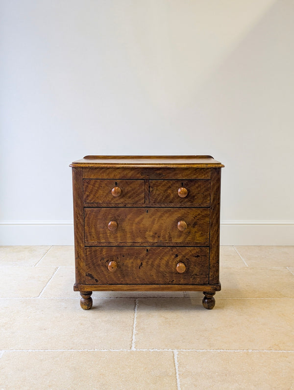 Antique Victorian Scumbled Pine Chest of Drawers c.1860