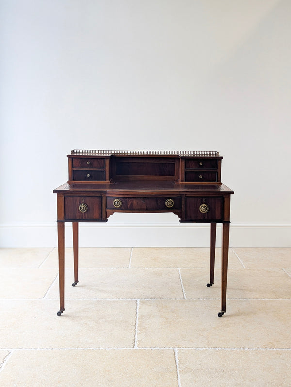 Antique Edwardian Mahogany Writing Desk c.1910