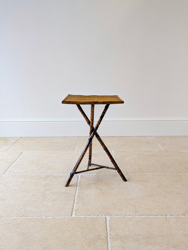 Antique Victorian Bamboo Occasional Table c.1890