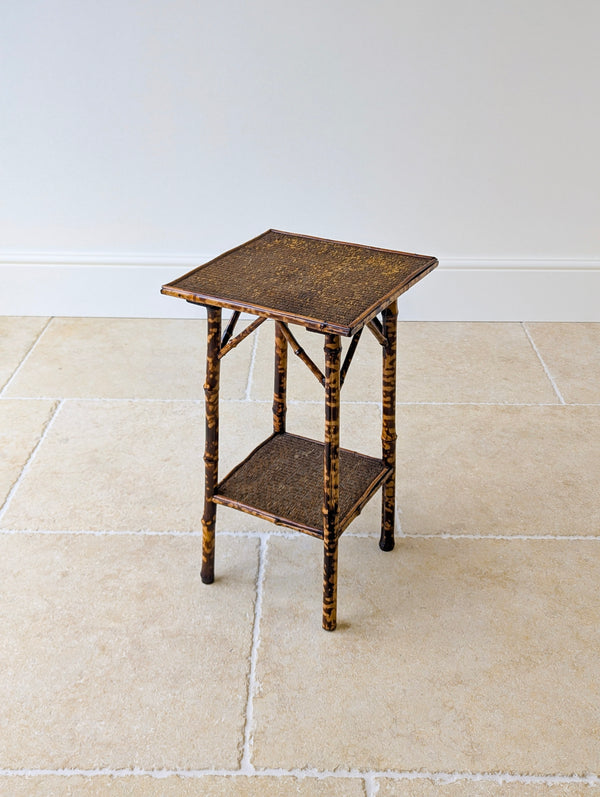 Antique Victorian Bamboo Occasional Table c.1890