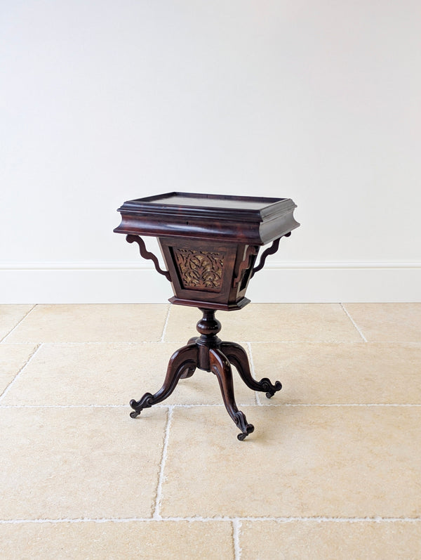 Antique Victorian Rosewood Sewing / Reading Table c.1850