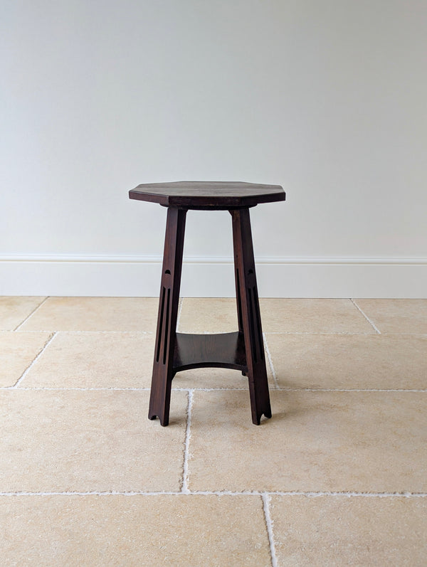 Antique Arts & Crafts Oak Occasional Table c.1900