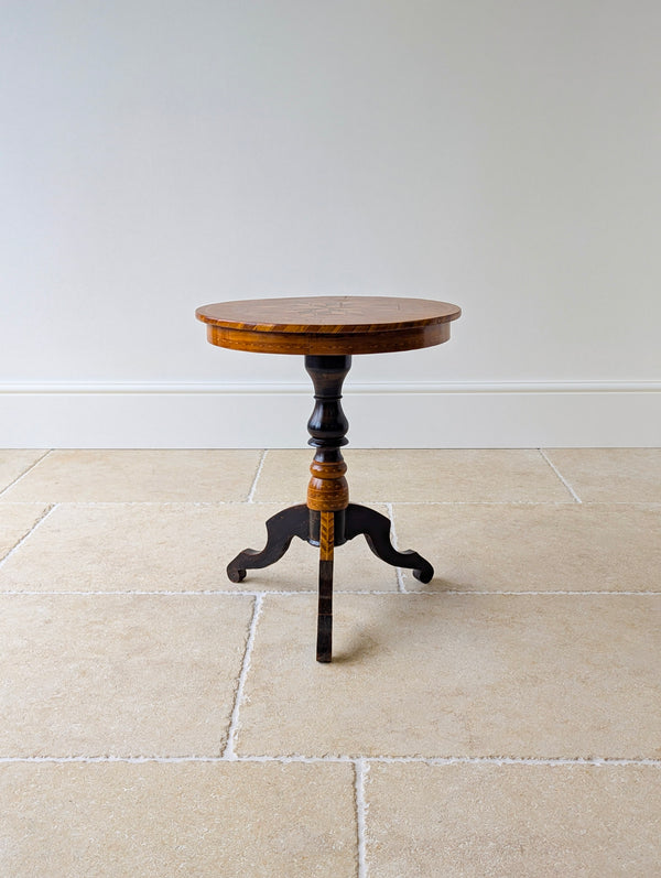 Antique Victorian Italian Marquetry Sorrento Table c.1880