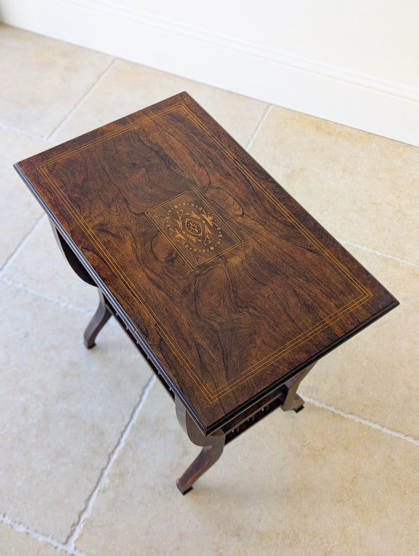 Antique Edwardian Rosewood Occasional Table c.1910