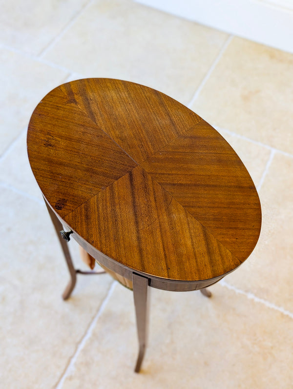 Antique Edwardian Mahogany Work Table c.1910