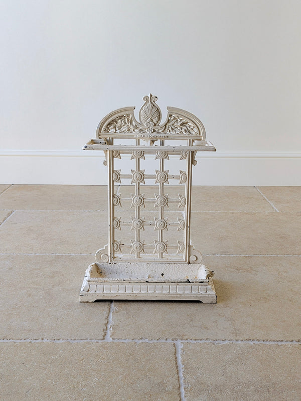 Antique Late Victorian Cast Iron Stick Stand by Coalbrookdale c.1890