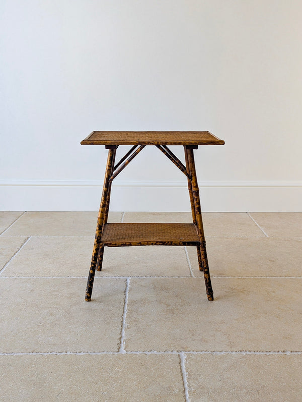 Antique Victorian Bamboo Occasional Table c.1890