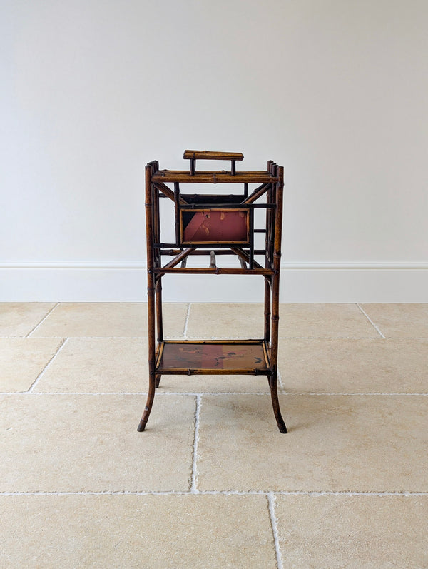Antique Victorian Aesthetic Movement Bamboo Canterbury c.1890