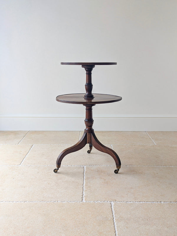 Antique Regency Mahogany Drop-Leaf Dumb Waiter c.1820