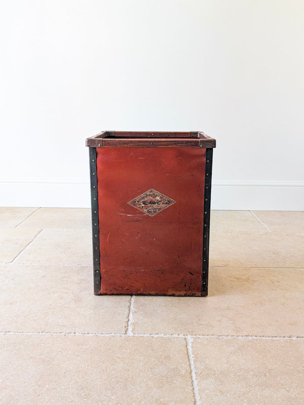 Antique Edwardian Industrial Mill Bin c.1910