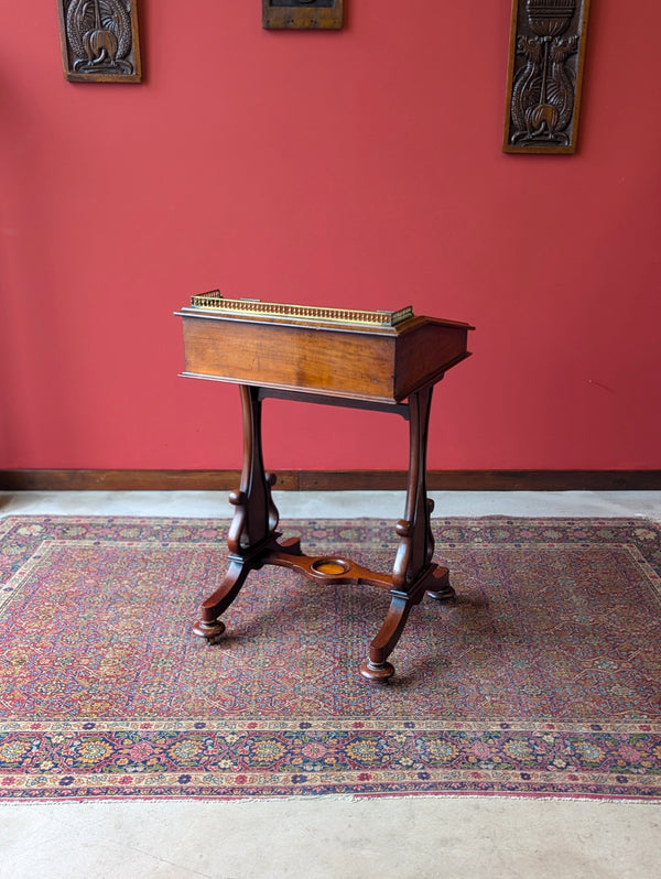 Antique Victorian Mahogany Davenport Writing Desk