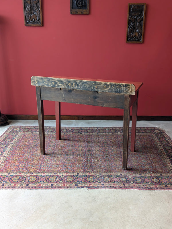 Antique 19th Century Aesthetic Movement Painted Pine Side Table