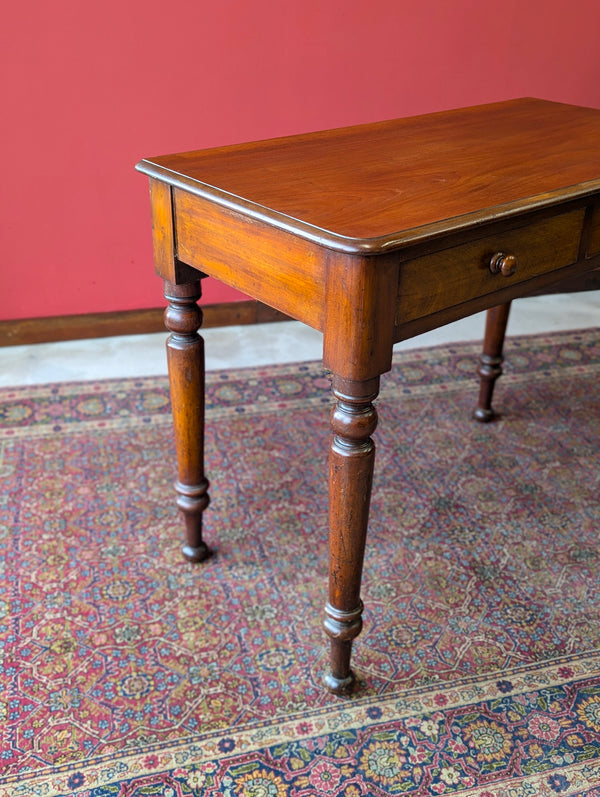 Antique Victorian Mahogany Side Table / Writing Desk