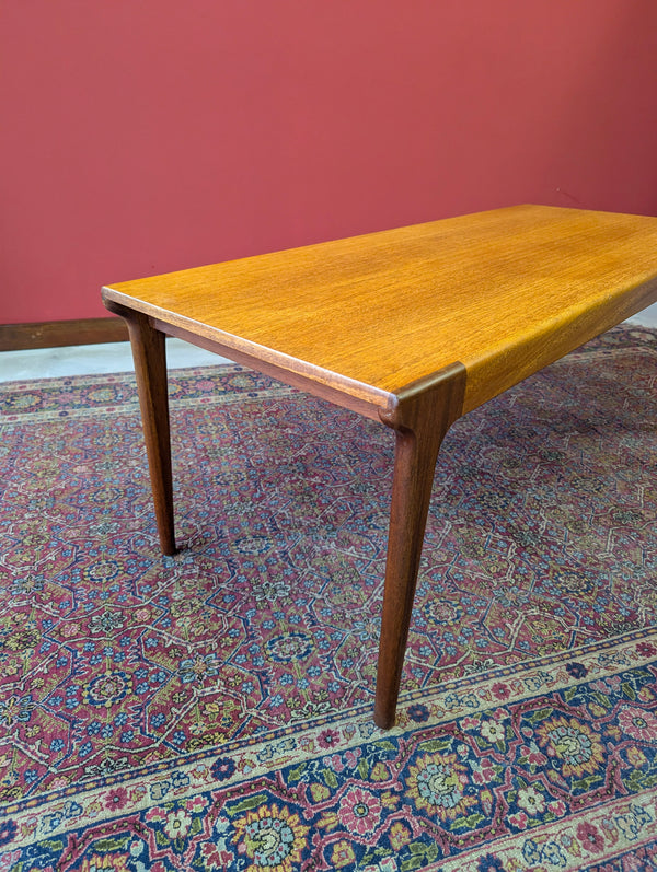 Mid Century 1960’s Long Teak Coffee Table