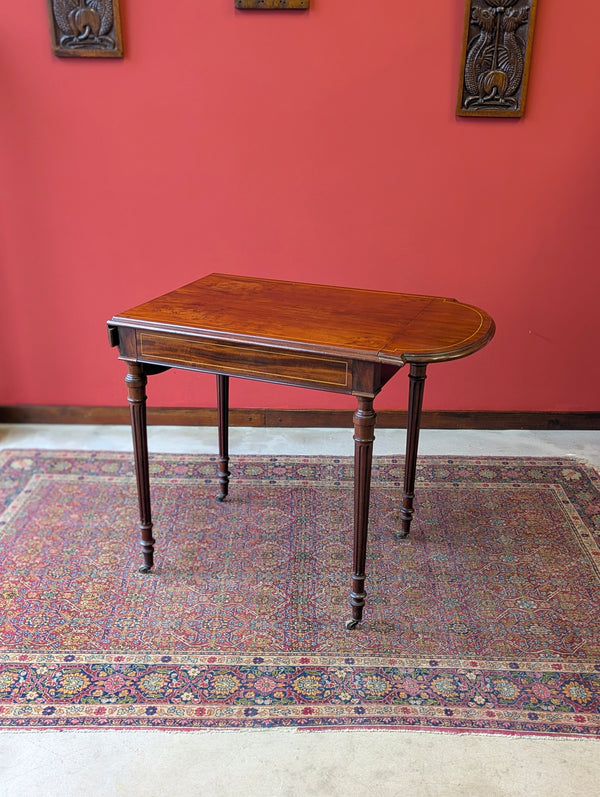 Antique Edwardian Mahogany Extending Occasional Table