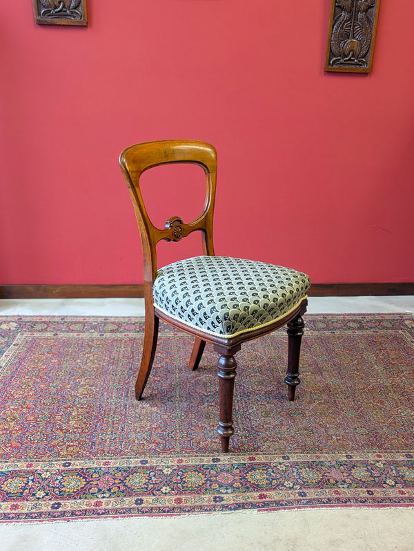 Pair of Antique Victorian Walnut Parlour Chairs