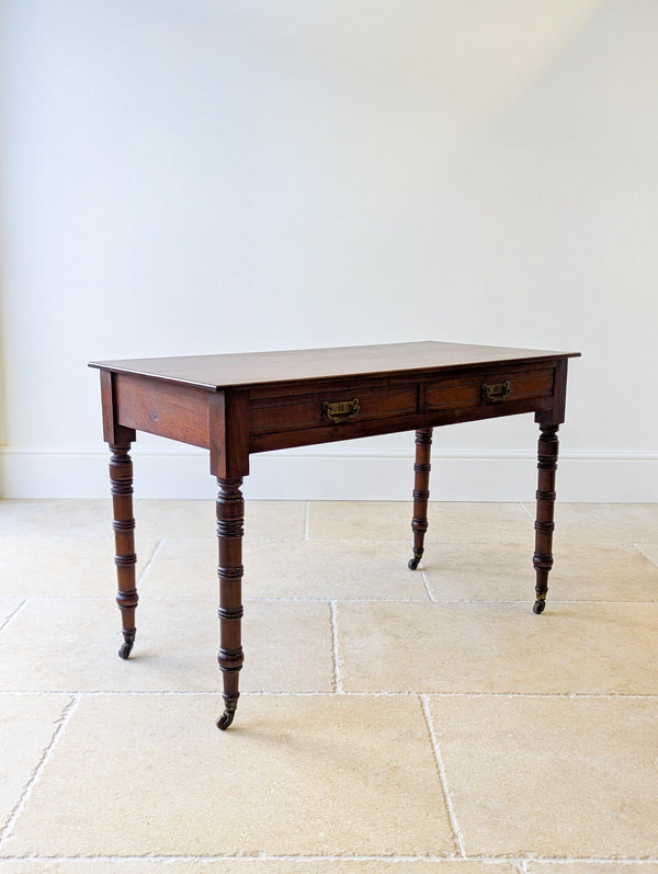 Antique Victorian Mahogany Writing Table c.1880