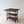 Load image into Gallery viewer, Antique Mahogany Folding Card Table with Bookshelf Base c.1920
