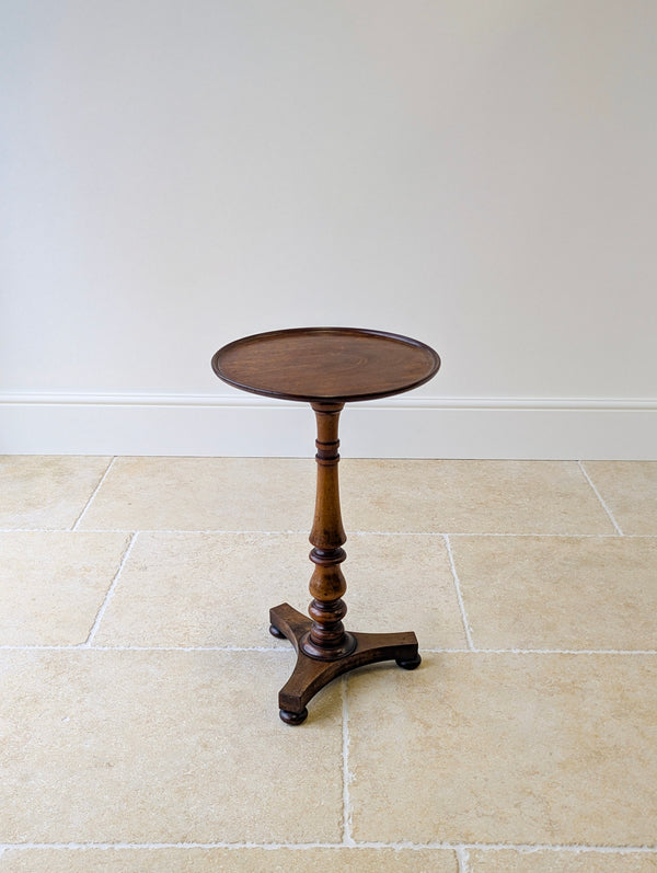 Antique Regency Mahogany and Beech Tilt-Top Wine Table c.1830