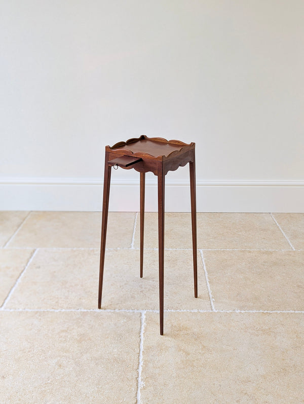 Antique Edwardian Mahogany Urn Stand with Slide c.1905