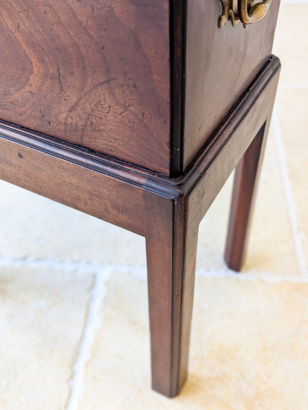 Antique Georgian Mahogany Cellarette on Stand c.1810